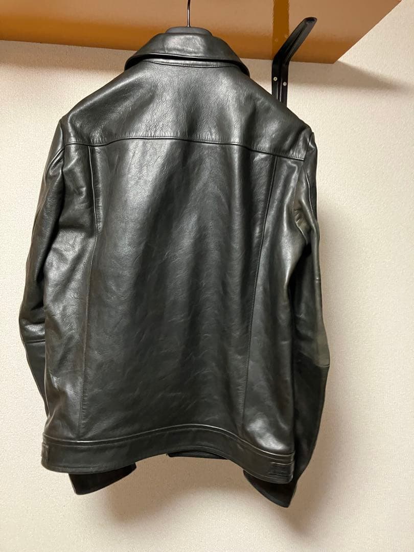 ATTACHMENT シングルライダースジャケット サイズ3 黒