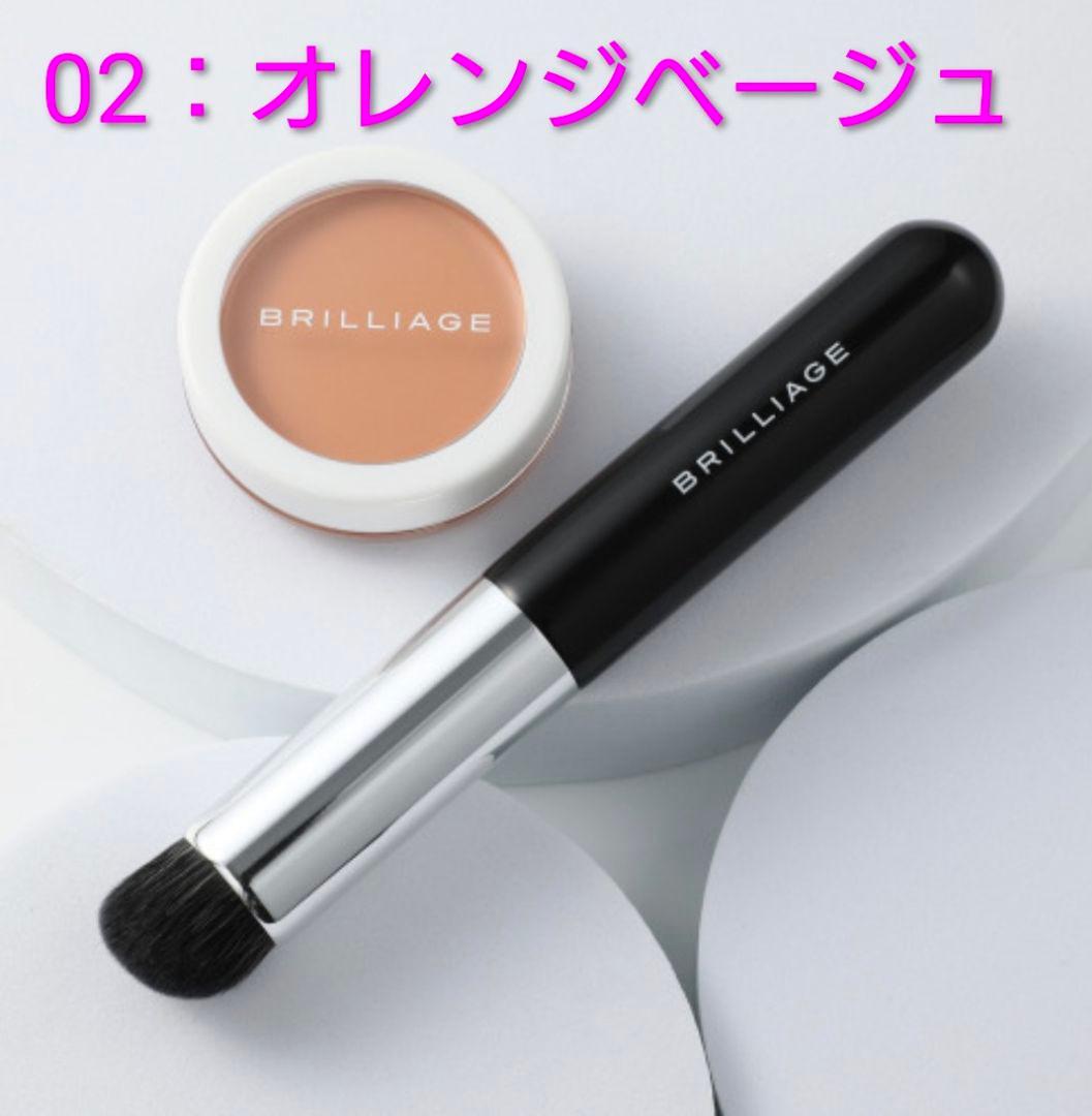 ブリリアージュコンシーラーチーク #02 & ワイドフィンガーブラシ 新品未開封