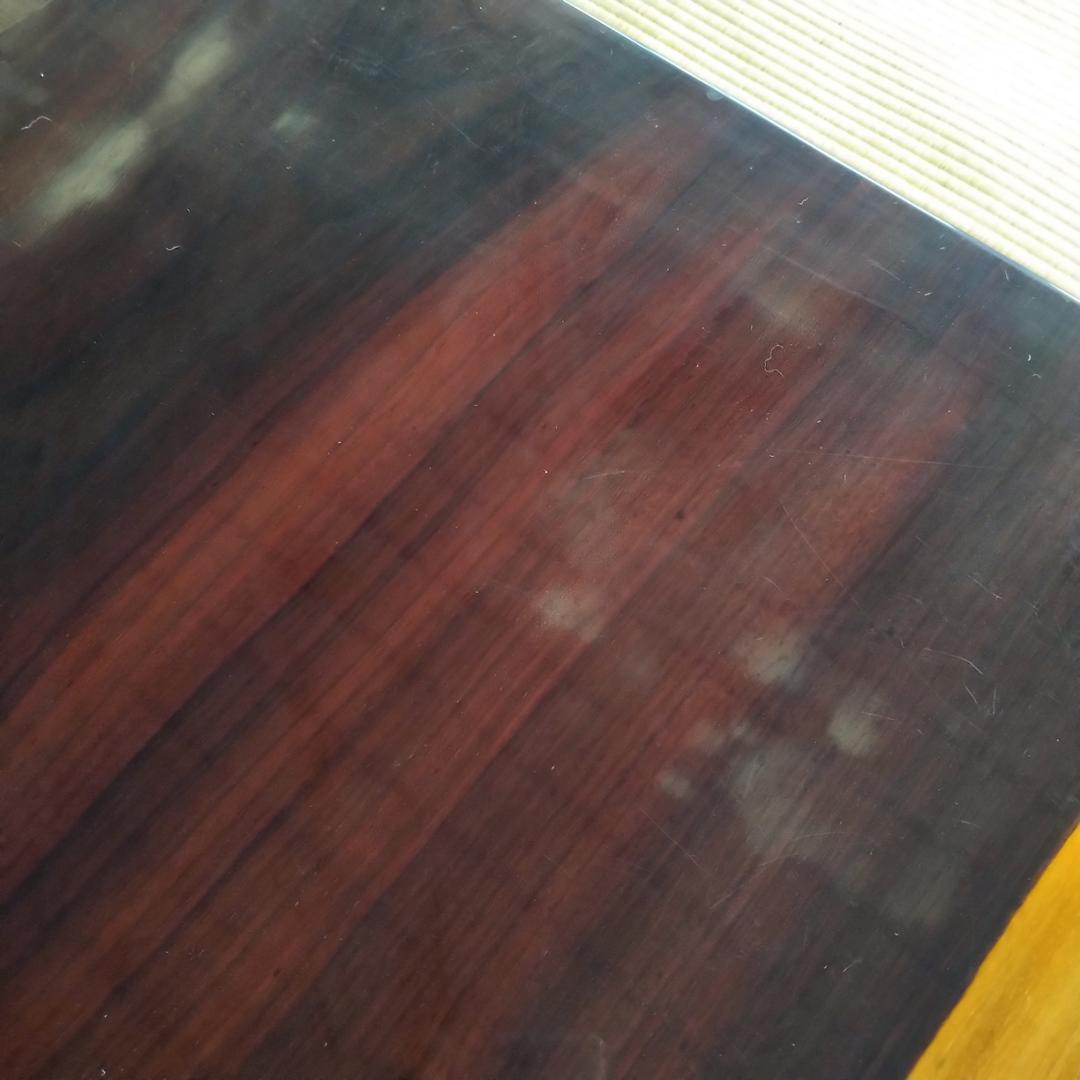 den3【送料込み】【超大型】紅紫檀（紅シタン）厚み5.8㎝　一枚板　座卓