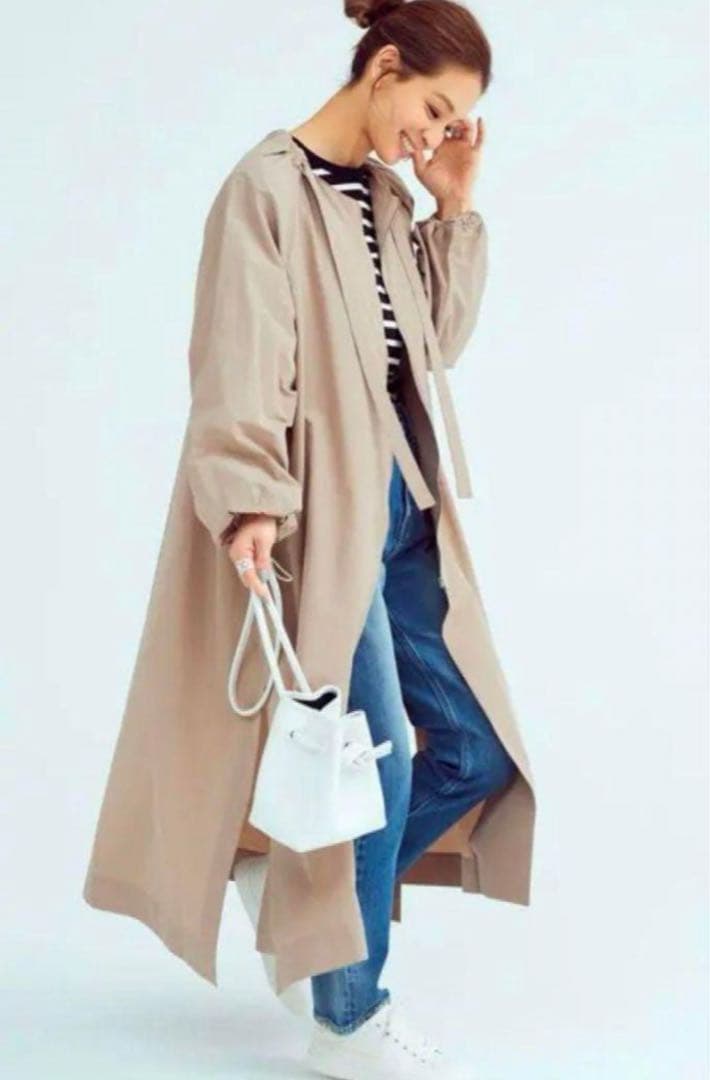 専用です⭐︎ebure ノーカラードルマンスリーブコート