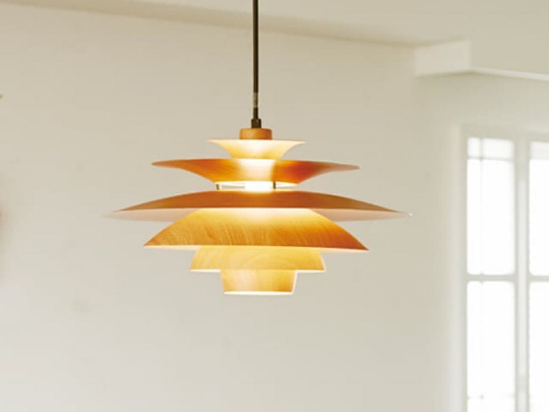 Norden ノルデン ペンダントライト ライトブラウン 多層構造