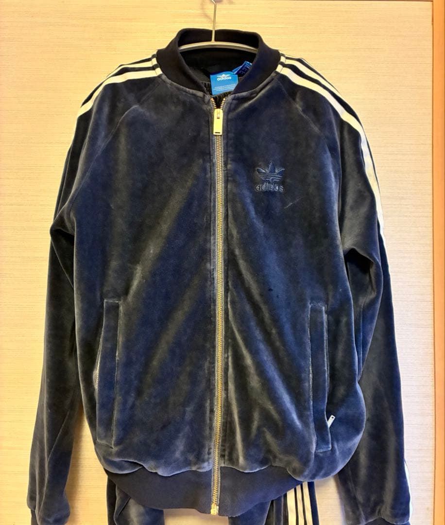 芋けんぴさま専用　adidas アディダス ベロア ジャージ　 セットアップ
