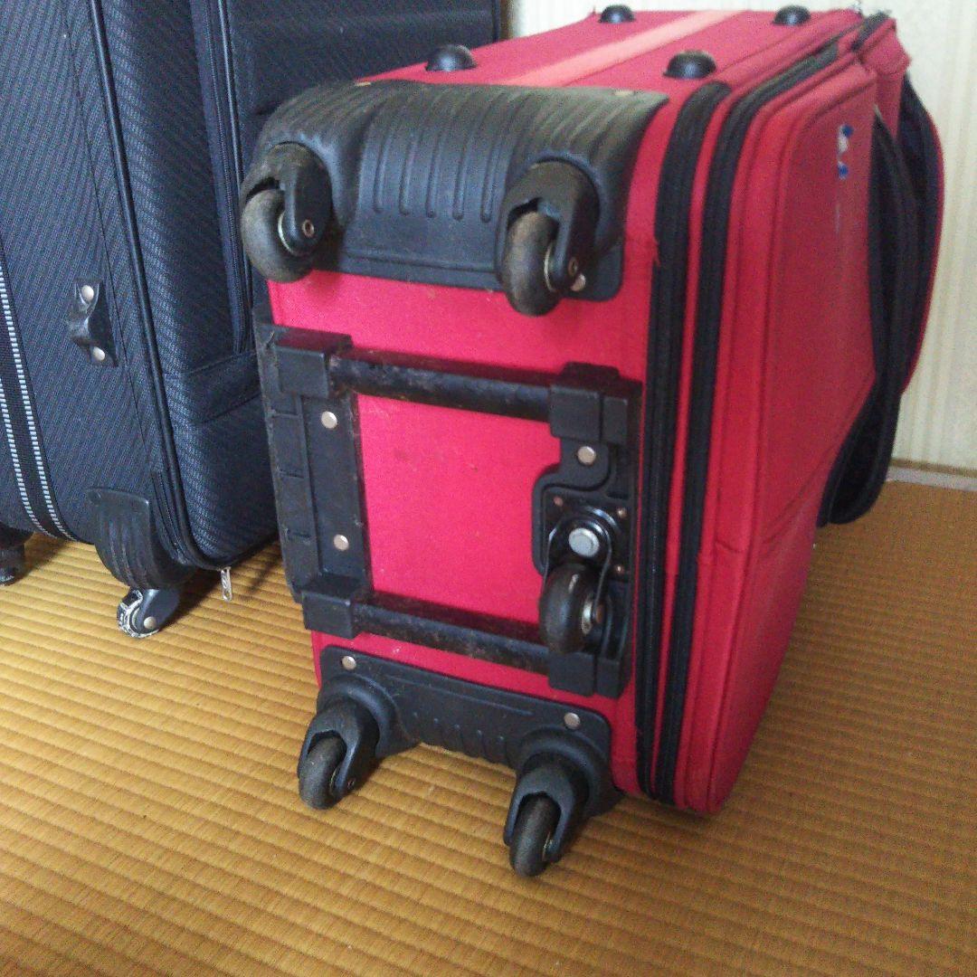 大型キャリーバッグ 布製ソフトケース　Lサイズ　2個セット