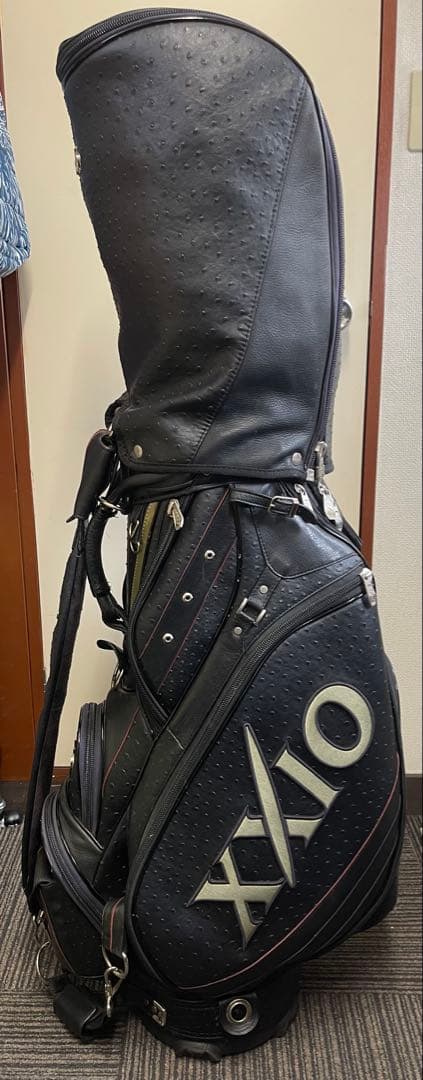 ゼクシオオーストリッチキャディバッグ　ゴルフバック　オーストリッチ　XXIO