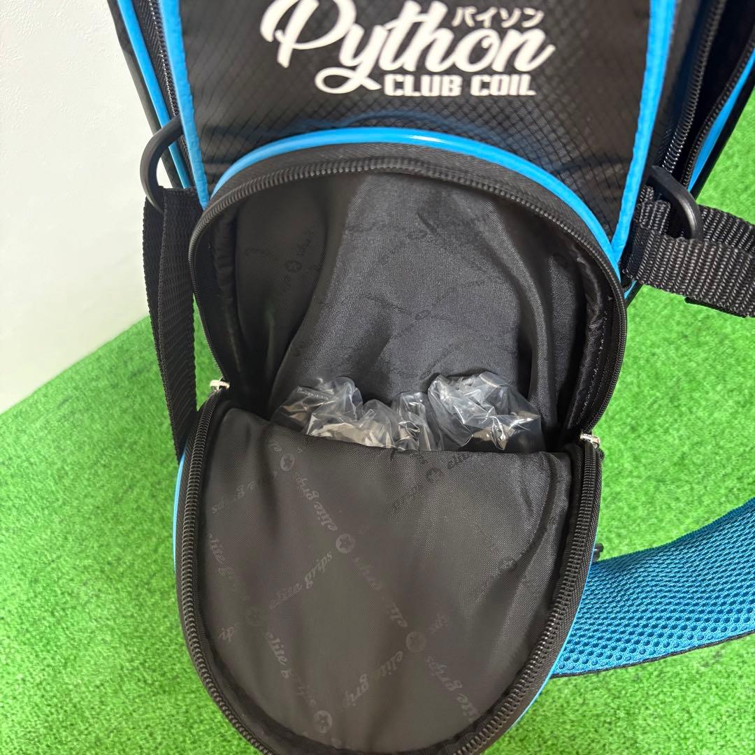 elite grips エリートグリップ 軽量キャディバッグ ブラック＆ブルー