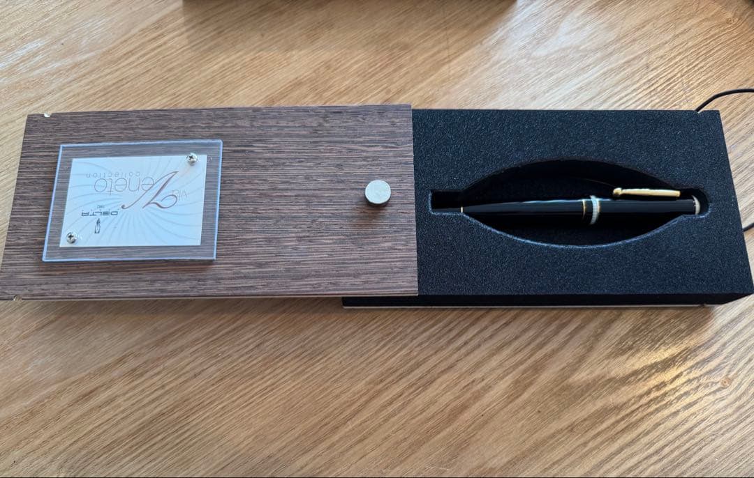 DELTA Via Veneto 14K585 未使用 付属品完備 イタリア製