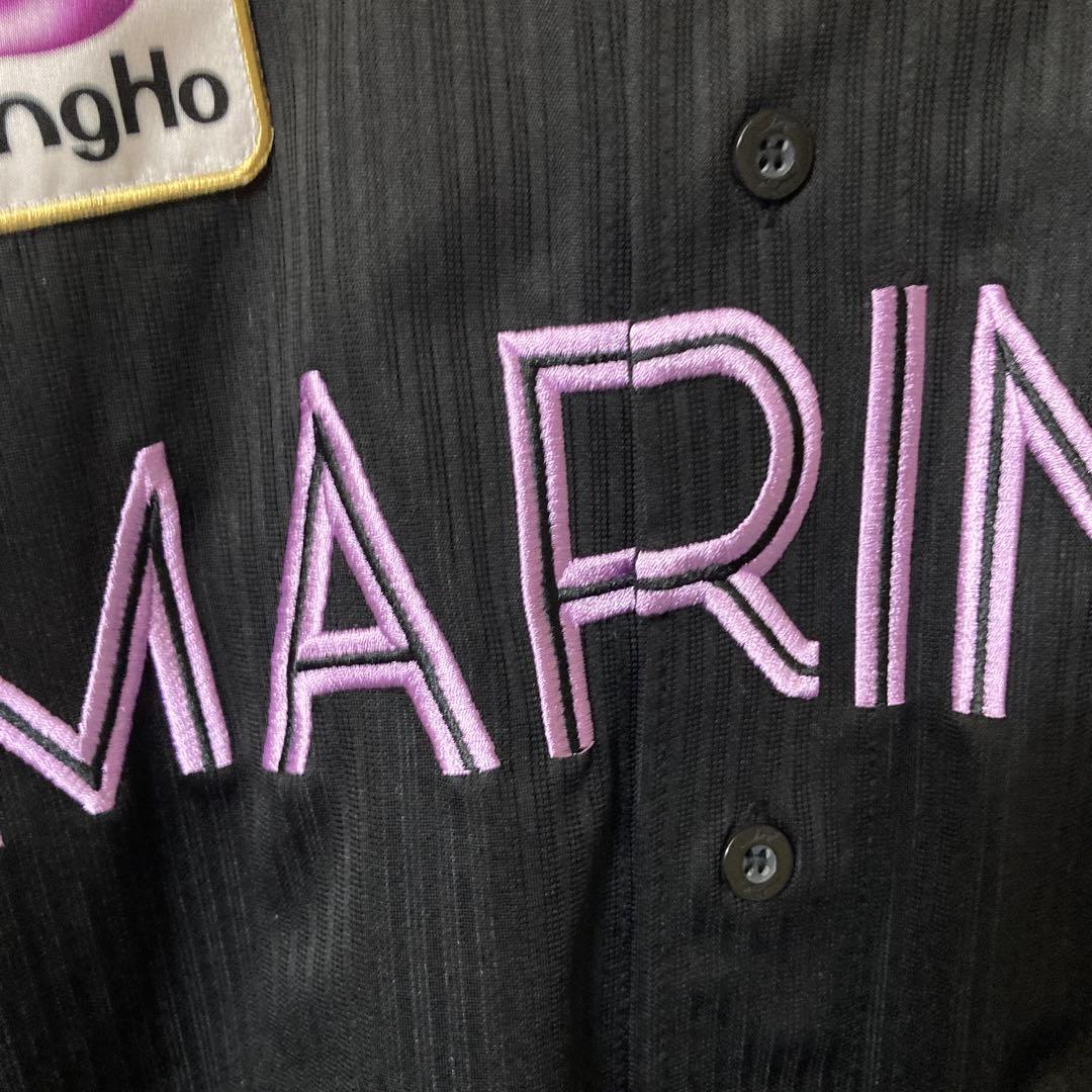 ロッテ　荻野貴司　ブラックサマー　ユニフォーム　荻野　グッズ　マリーンズ