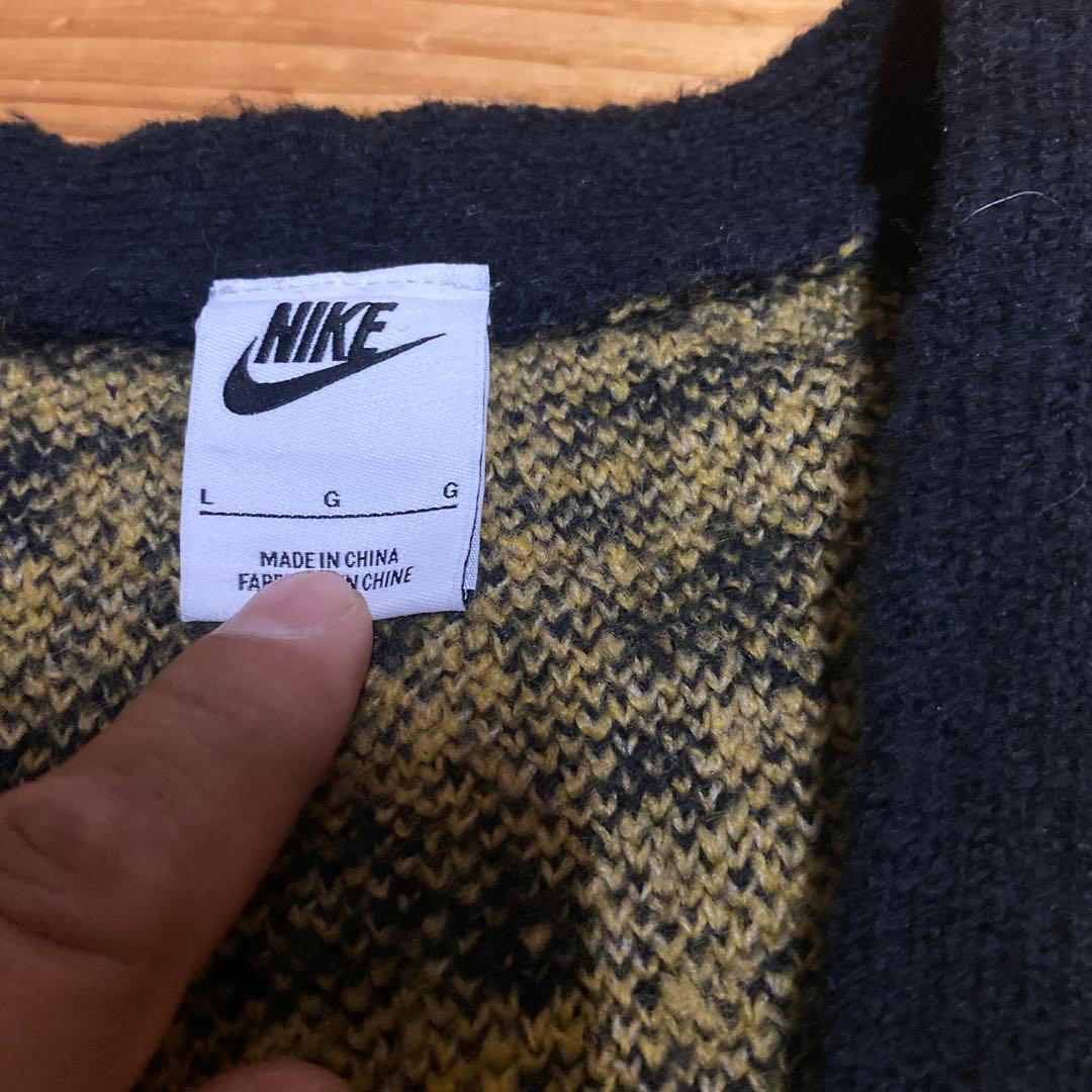 Nike ヒョウ柄カーディガン Lサイズ