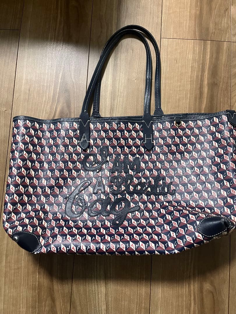 アニヤハインドマーチ I AM A Plastic Bag トートバッグ