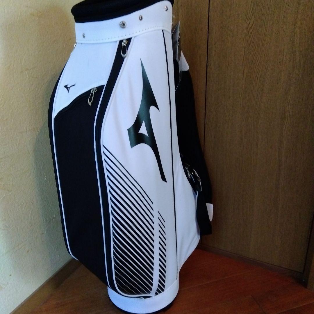 Mizuno キャディバッグ 5LJC23G1 01 ホワイト×ブラック
