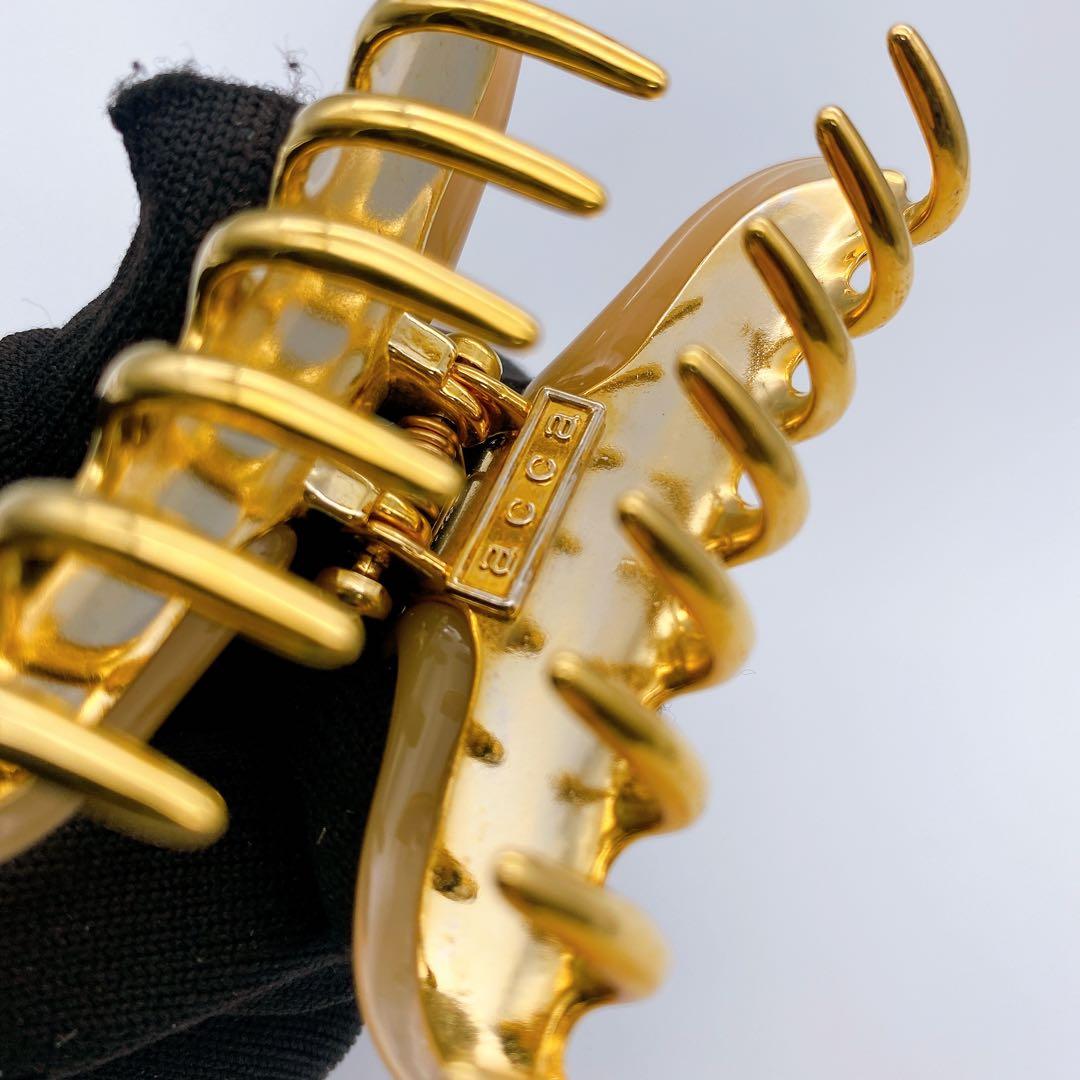 ACCA アッカ ニューコラーナ ヘアクリップ パールベージュ Mサイズ