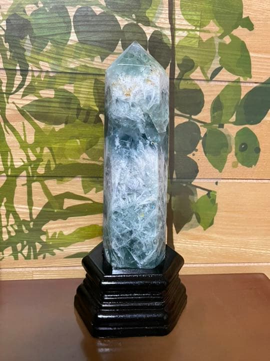 エンジェルフェザーフローライト　ポイント　天然石