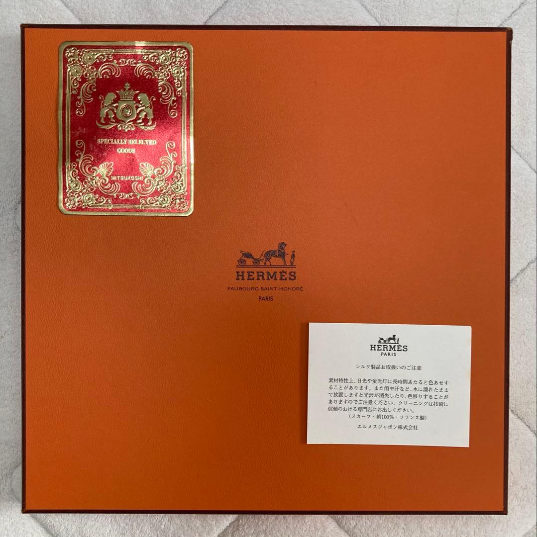 【新品/未使用】エルメス　HERMES /最高級品/ 総柄シルクスカーフ