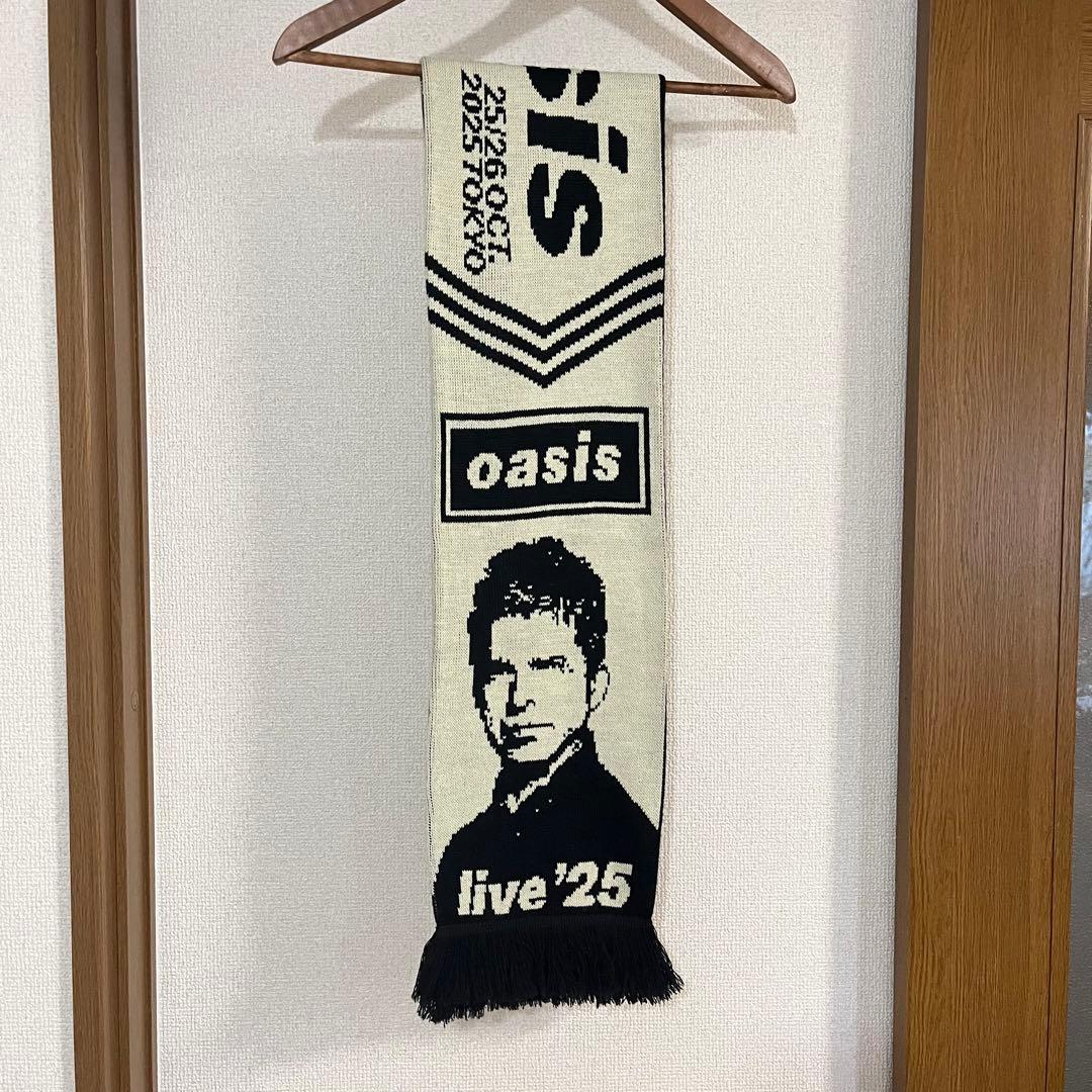 新品　oasis フットボールスカーフ　tokyo dome 東京ドーム