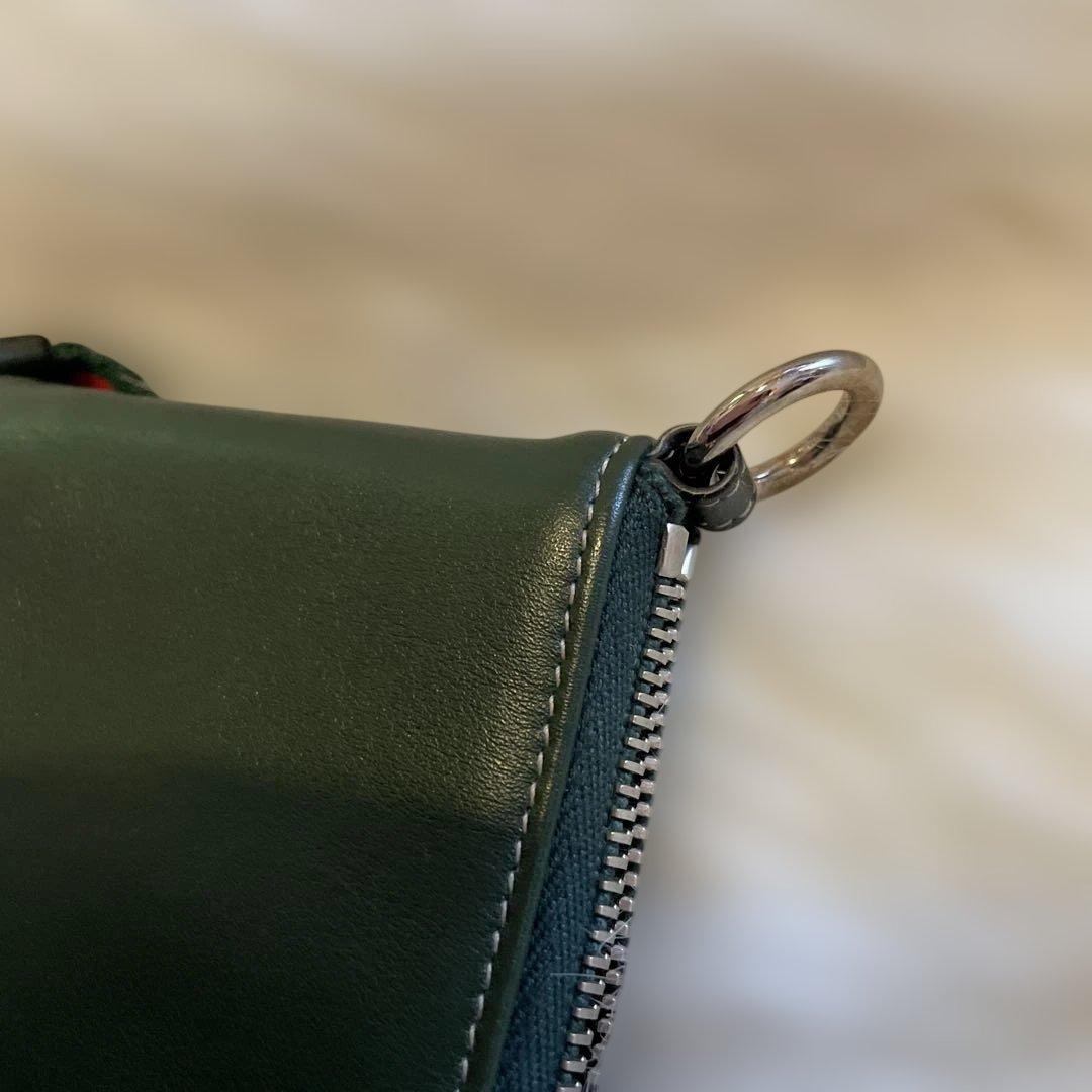 Negi様 Gucci ダークグリーン 二つ折り財布