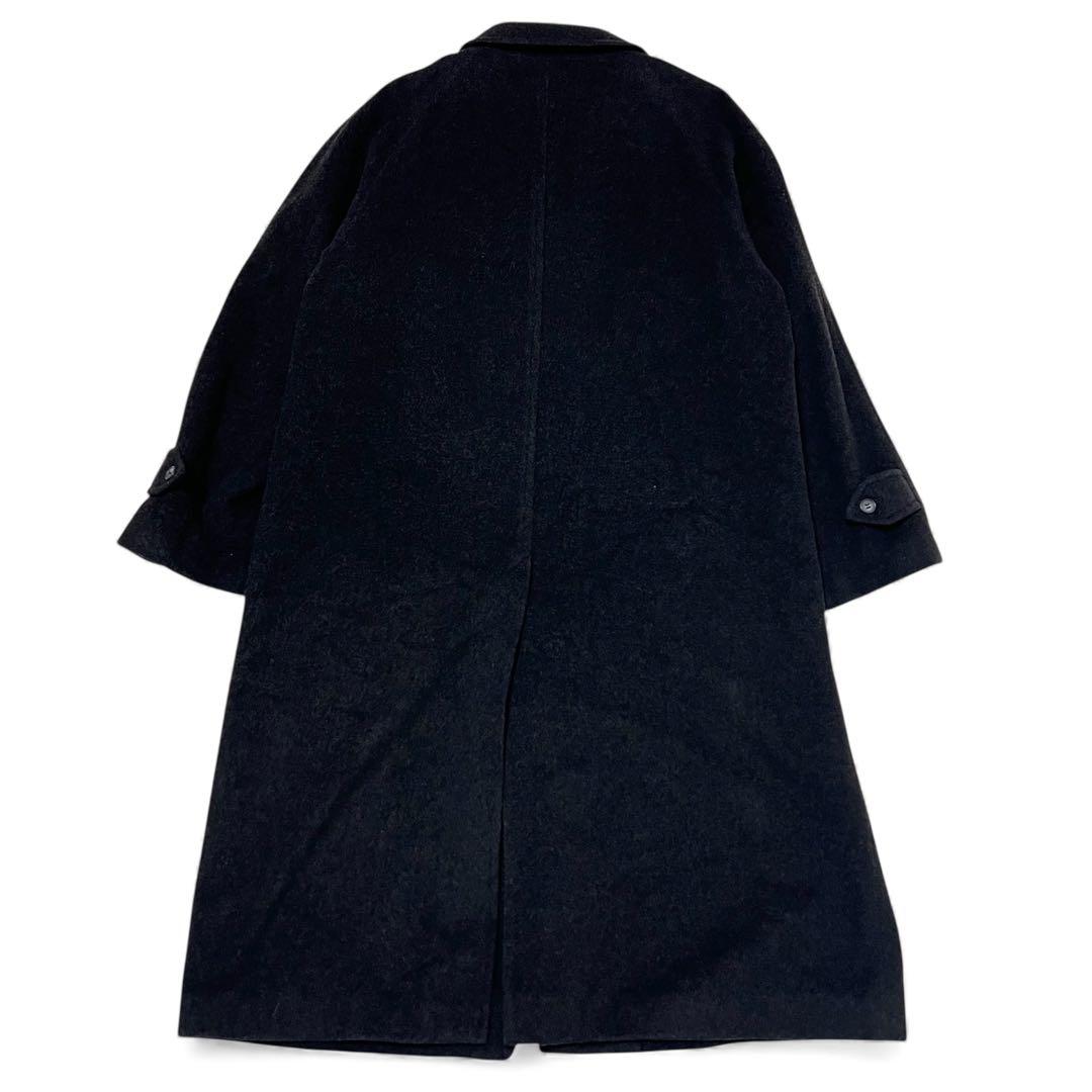 ブルックスブラザーズ✨️カシミヤ　マキシ丈　ロング　比翼　ステンカラーコート　希少