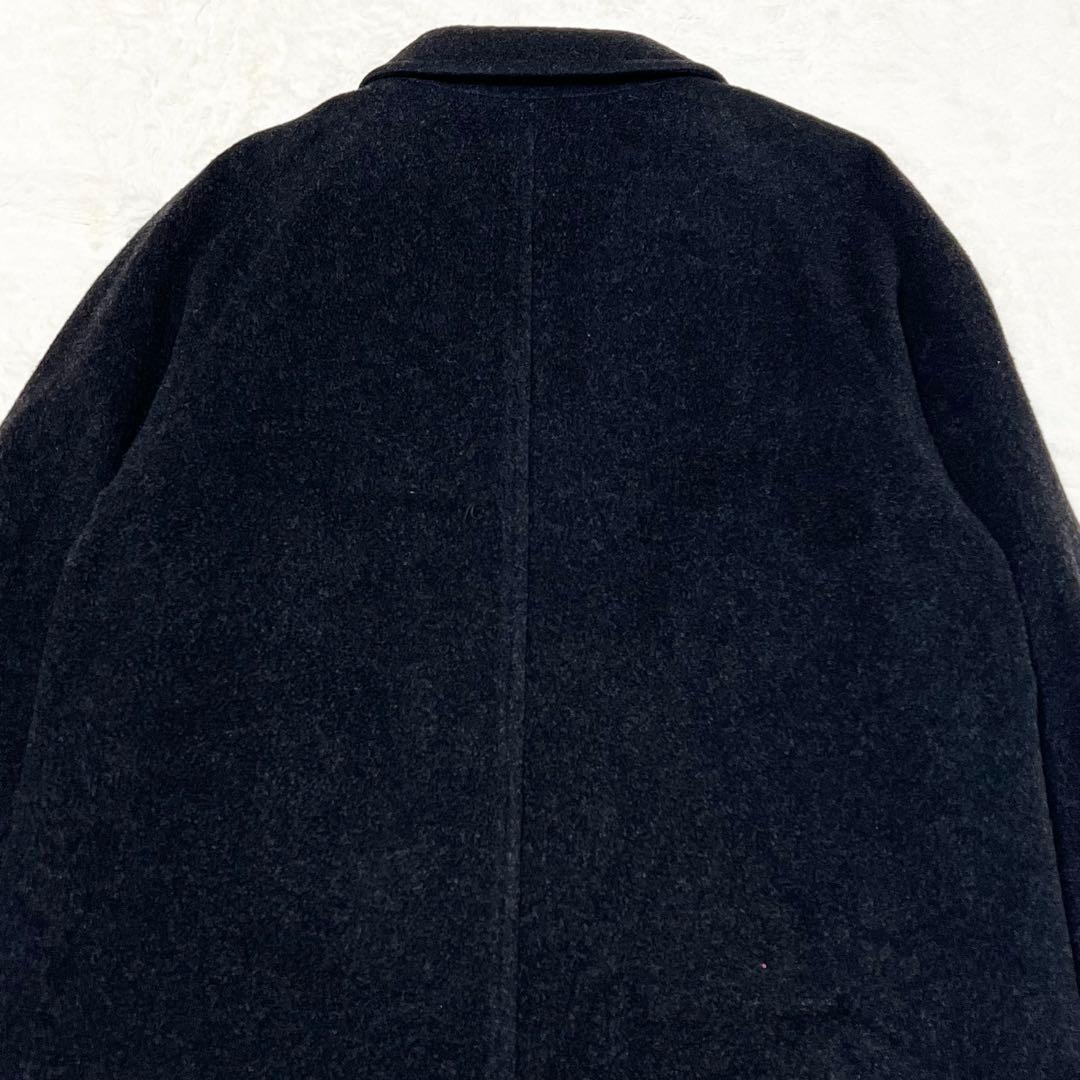 ブルックスブラザーズ✨️カシミヤ　マキシ丈　ロング　比翼　ステンカラーコート　希少