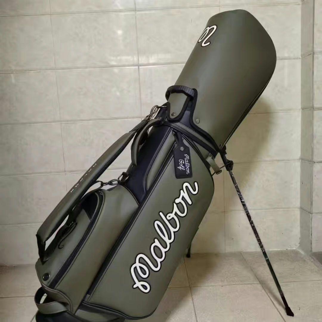 マルボン キャディバッグ グリーン スタンドゴルフバッグ キャディバッグ訳あり