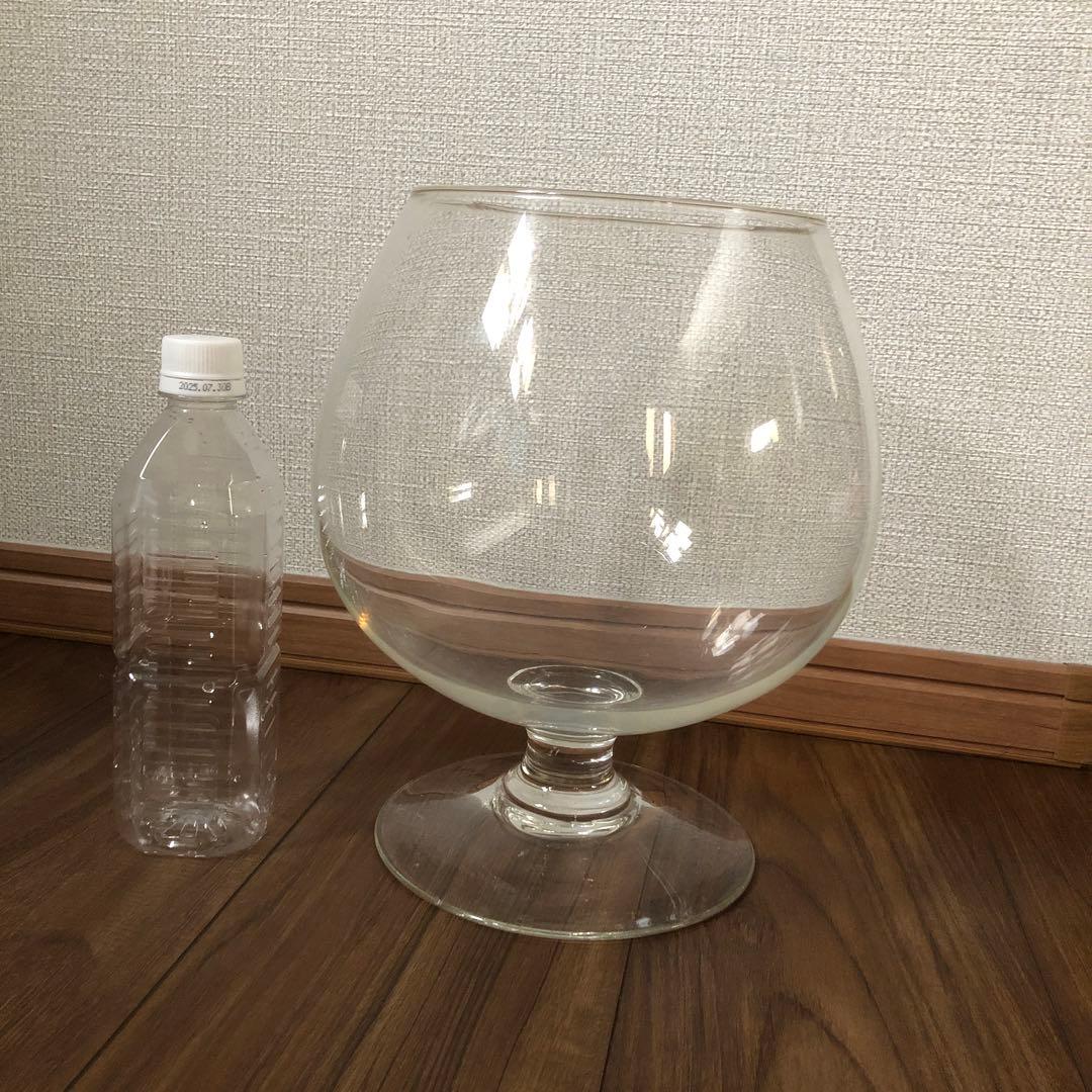 お値下げ　ガラス　花器　花瓶　水中花　テラリウム　金魚鉢　ガラスの器　オブジェ