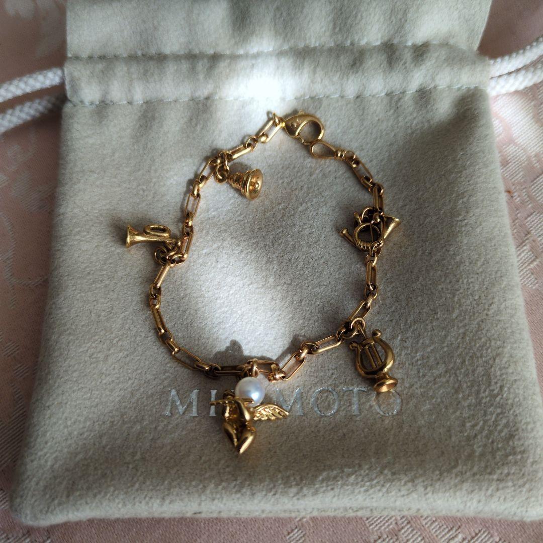 ゴールドチャームブレスレット