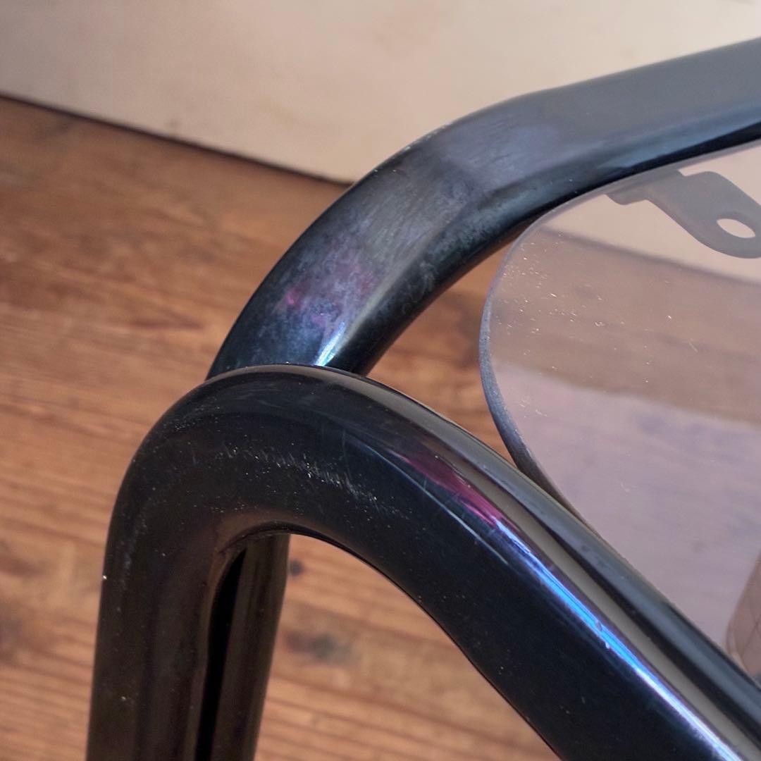 ヴィンテージ ガラステーブル ミッドセンチュリー スペースエイジ