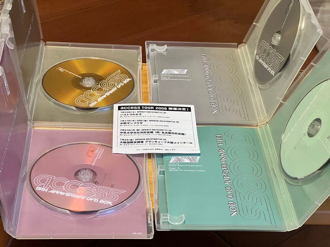 美品 access 15th Anniversary 限定 DVD BOX