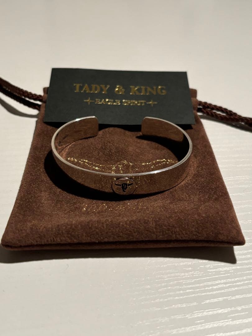 【M】tady&king 平打ちバングルロングホーン