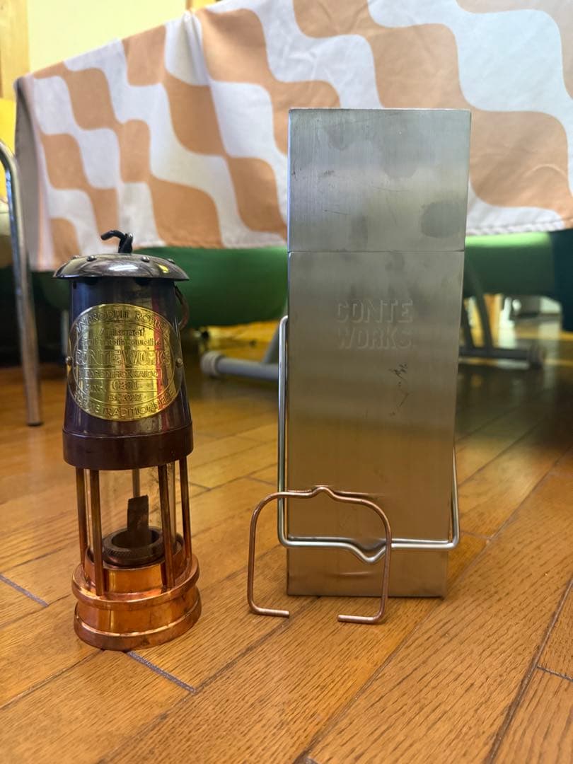 日本製　マイナーズランプ　銅と真鍮製