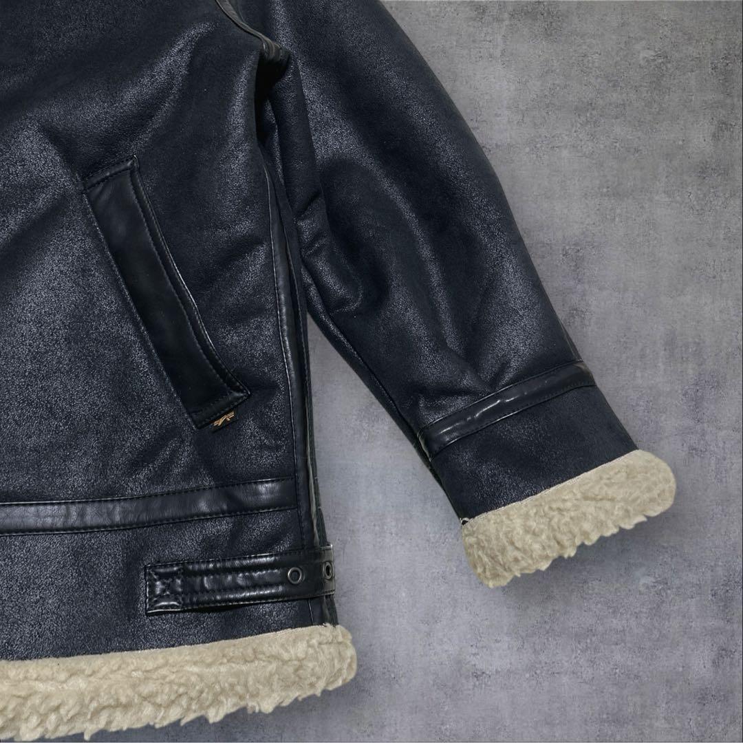 美品✨ALPHA INDUSTRIES B3 フェイクムートン フライト　ボア
