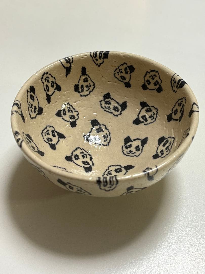 パンダ柄飯碗　水野智路