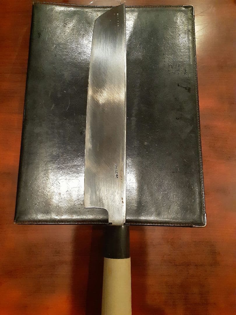 青水本焼き鱧切り包丁(ジャンク)鏡面仕上げ　1尺