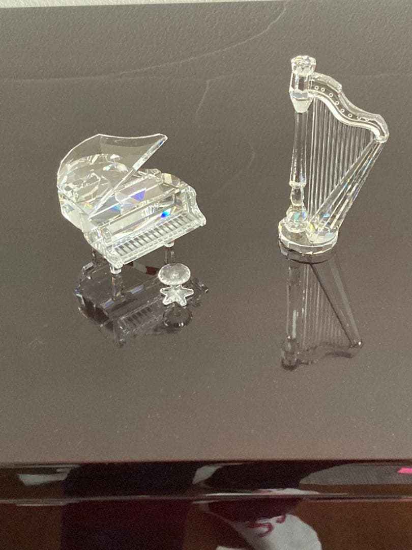 スワロフスキー　ピアノとハープのセット