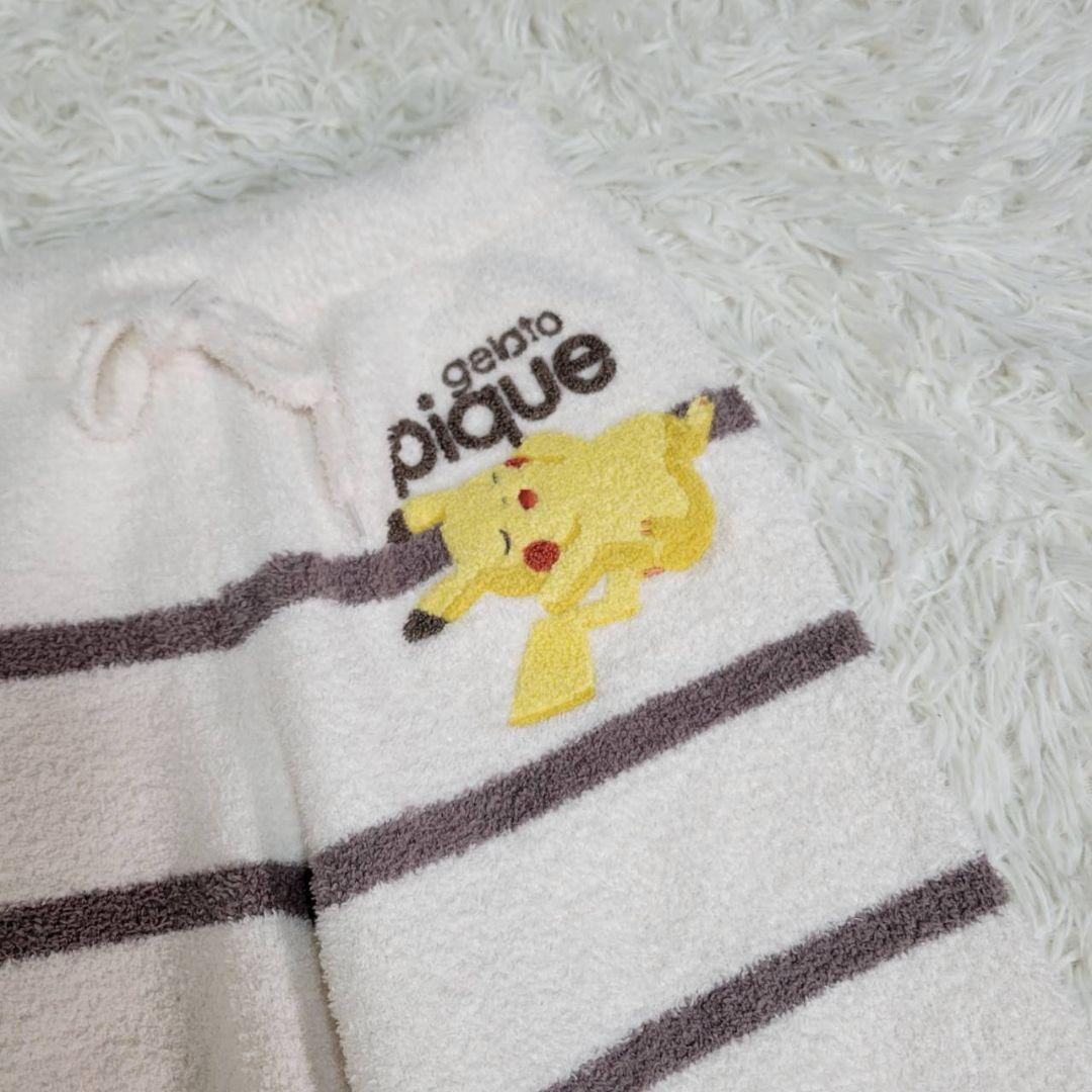 ジェラートピケ　ポケモンスリープ コラボ ピカチュウ 上下セット ルームウェア