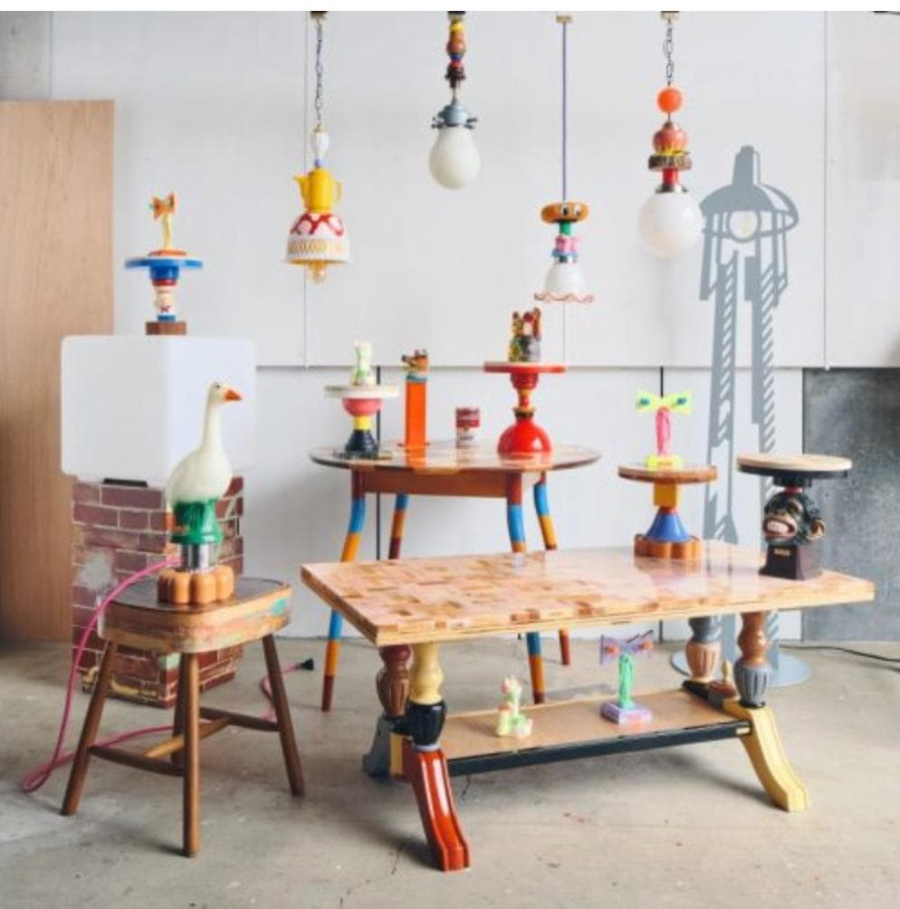 magma デザイン　アーティストユニット ロッキングチェア アート作品