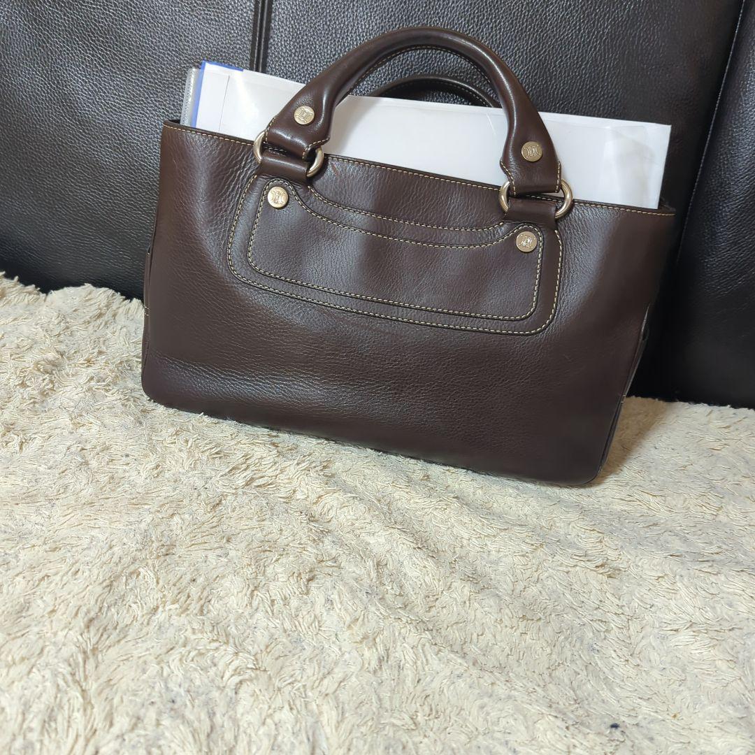 セリーヌブギーバッグ ブラウン美品