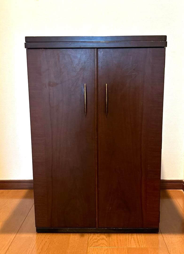 昭和レトロ　アンティークミシン台　バタフライ式