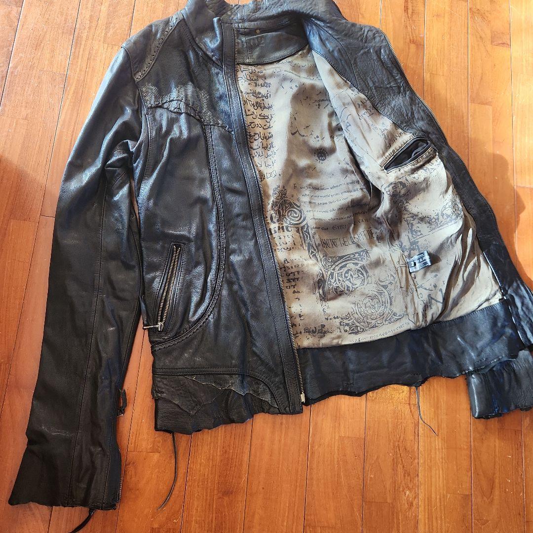 14th addiction　レザージャケット　ライダース