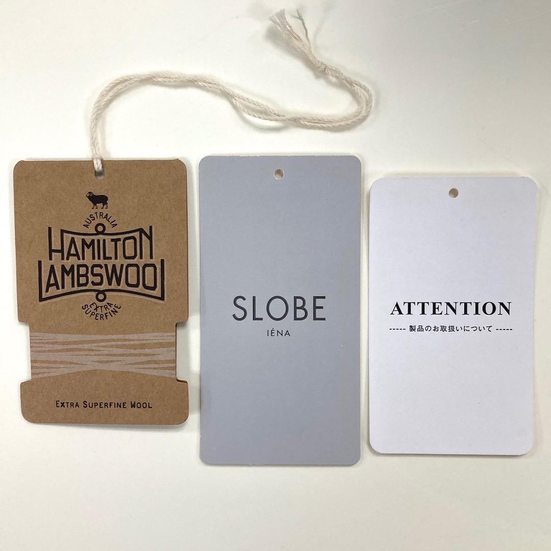 SLOBE IENA HAMILTONダブルフェイスウールロングコート ベージュ