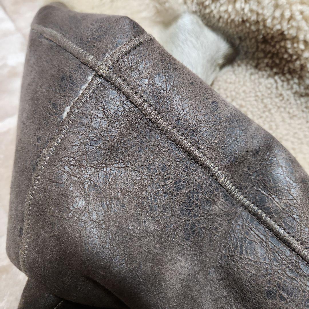 KARL DONOGHUE ムートン ダブルライダースジャケット