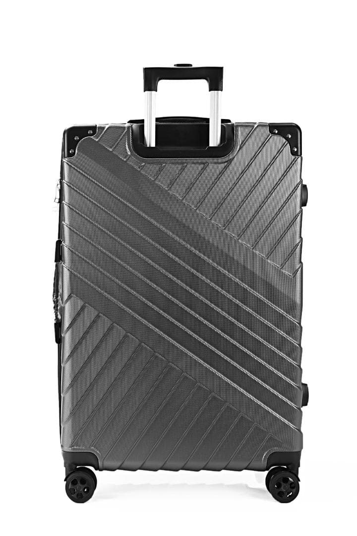 軽量Lサイズ　静音8輪　キャリーバッグ　スーツケース　キャリーケース　グレー