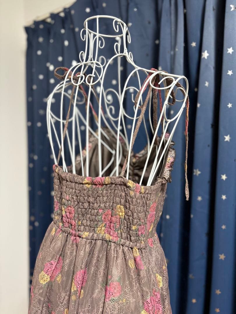 axes femme/花柄/レース/ワンピース/懐古シリーズ/平成