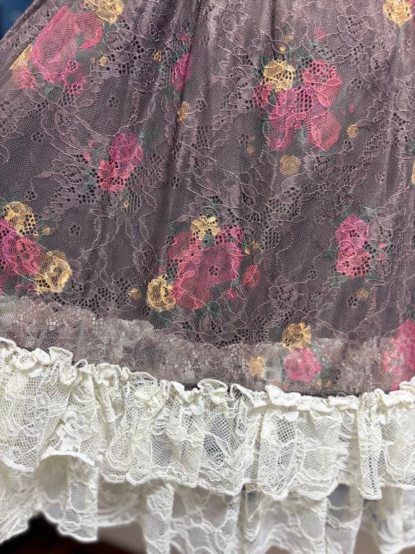 axes femme/花柄/レース/ワンピース/懐古シリーズ/平成