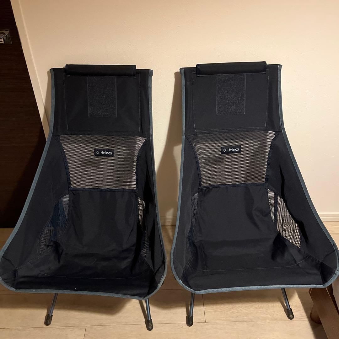 Helinox チェアツー　ダークネイビー　2個セット