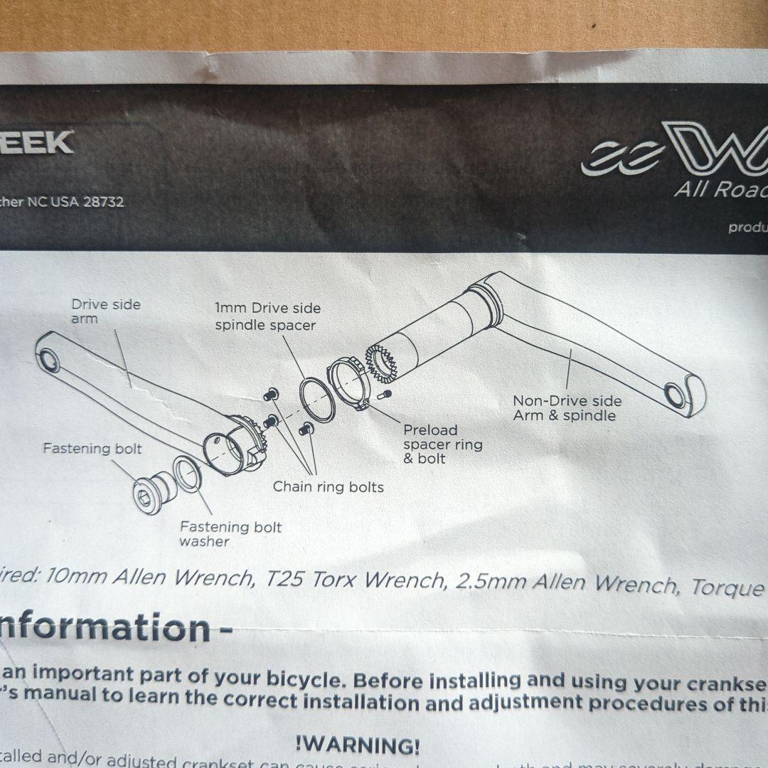 F*.様 Cane Creek eeWings 170mm チタンクランク