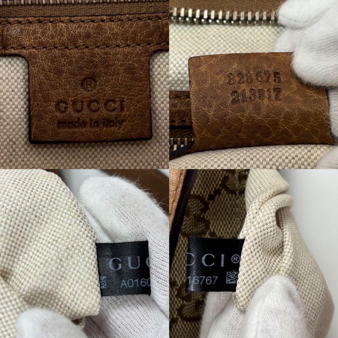 廃盤　GUCCI グッチ ミスGG キャンバス A4 2way バッグ