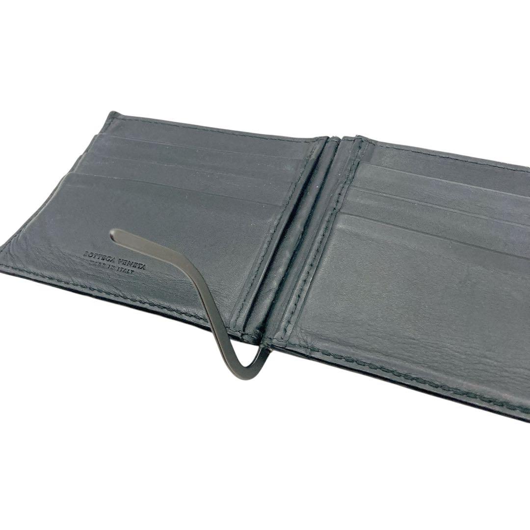 ボッテガヴェネタ✨財布　マネークリップ　カードケース　イントレチャート　ブラック