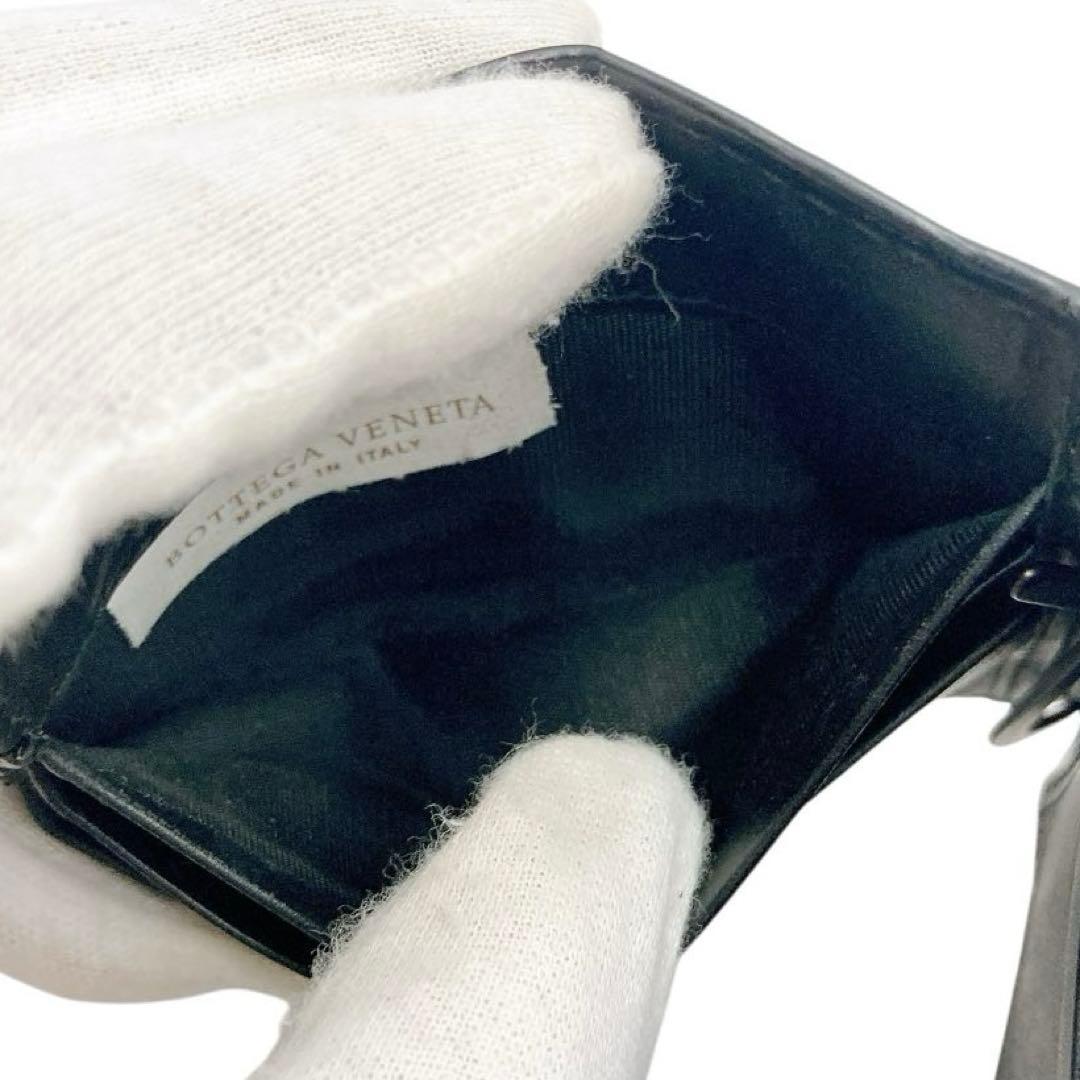 ボッテガヴェネタ✨財布　マネークリップ　カードケース　イントレチャート　ブラック