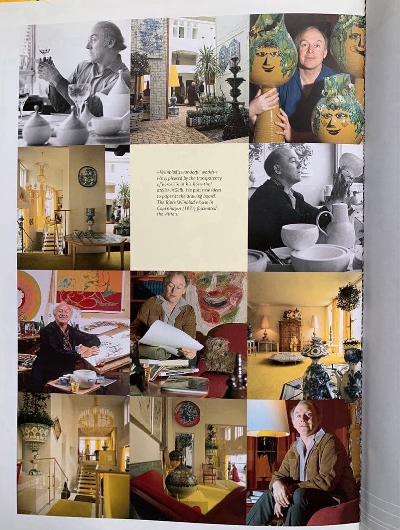 ビヨンヴィンブラッド　ビンテージ・ニモール窯の題名エルミタージュのレアな絵皿！