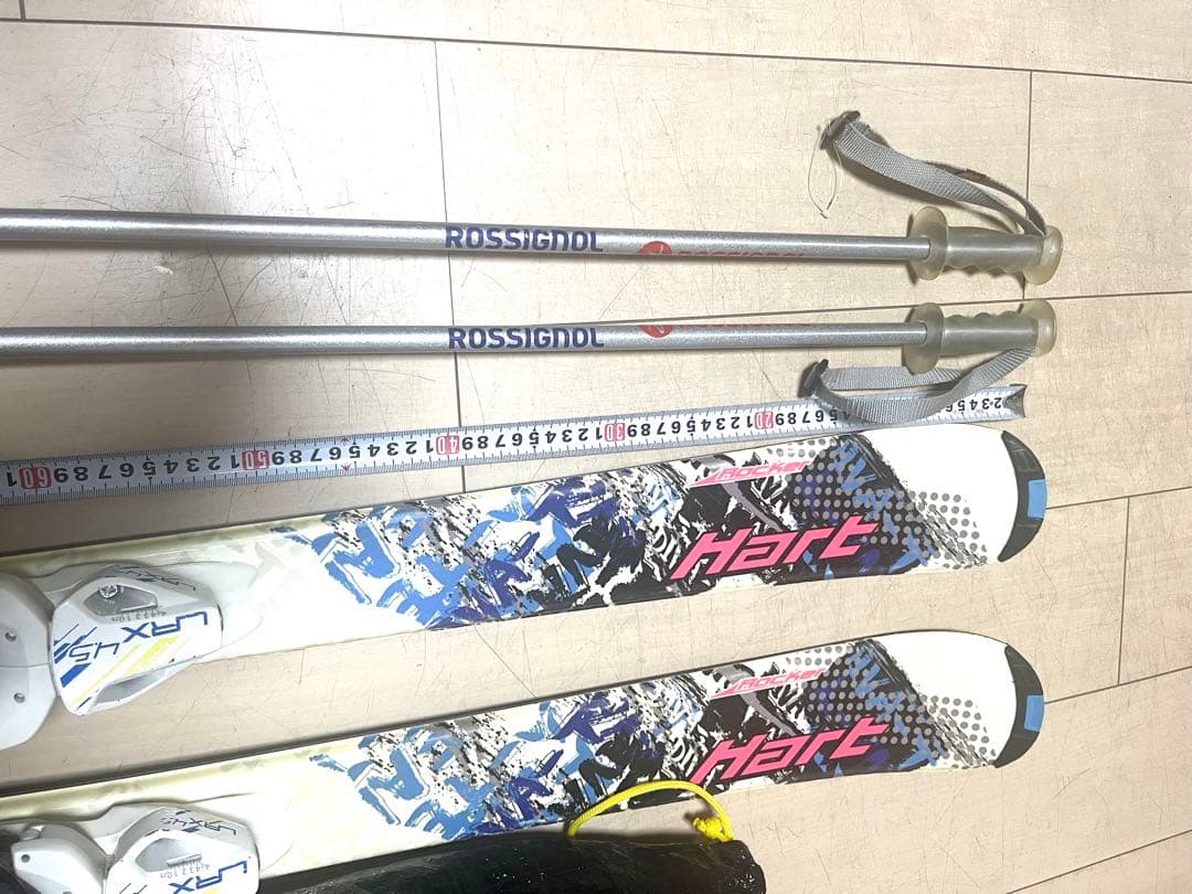 Hart スキーセット 130cm Rossignolストック
