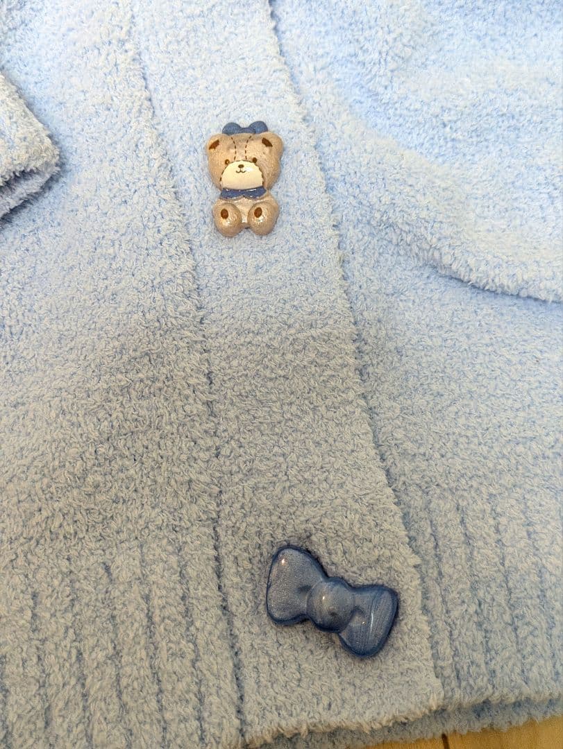 完売商品　ハローキティ　スナイデルホーム　カーディガン　サックス　水色　紙袋付